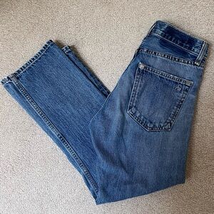 Rag & Bone Cropped High-Rise Jeans